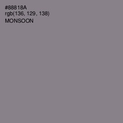 #88818A - Monsoon Color Image