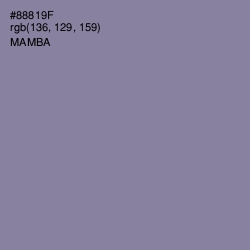 #88819F - Mamba Color Image