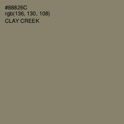 #88826C - Clay Creek Color Image