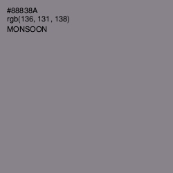 #88838A - Monsoon Color Image