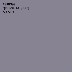 #888393 - Mamba Color Image