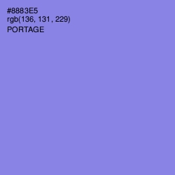 #8883E5 - Portage Color Image