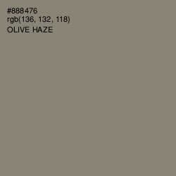 #888476 - Olive Haze Color Image