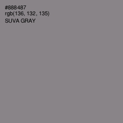 #888487 - Suva Gray Color Image