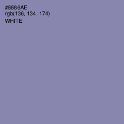 #8886AE - Manatee Color Image