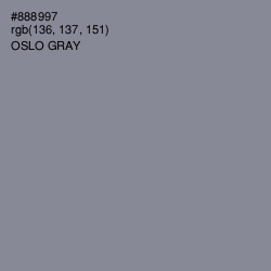 #888997 - Oslo Gray Color Image