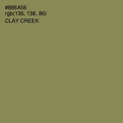 #888A56 - Clay Creek Color Image