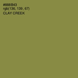 #888B43 - Clay Creek Color Image