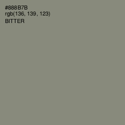 #888B7B - Bitter Color Image