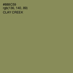 #888C59 - Clay Creek Color Image