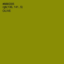 #888D05 - Olive Color Image