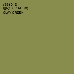 #888D4E - Clay Creek Color Image