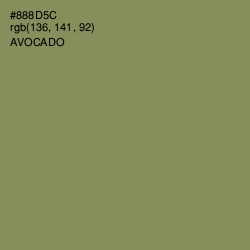 #888D5C - Avocado Color Image