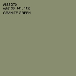#888D70 - Granite Green Color Image
