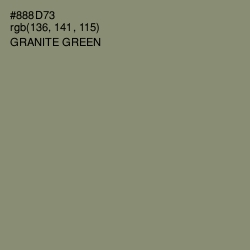 #888D73 - Granite Green Color Image