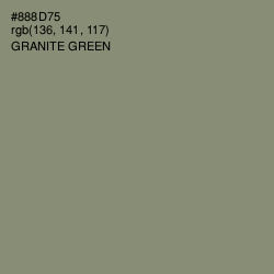 #888D75 - Granite Green Color Image