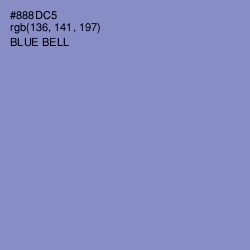 #888DC5 - Blue Bell Color Image