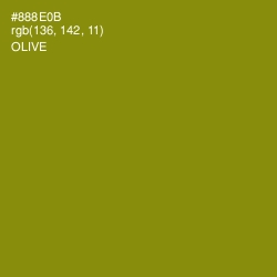 #888E0B - Olive Color Image