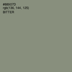 #88907D - Bitter Color Image