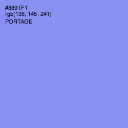 #8891F1 - Portage Color Image