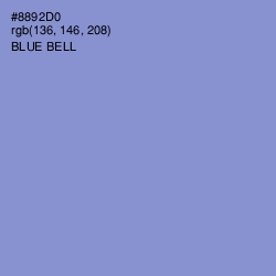 #8892D0 - Blue Bell Color Image