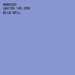 #8895D0 - Blue Bell Color Image