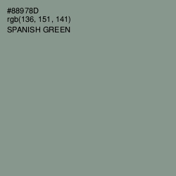 #88978D - Spanish Green Color Image