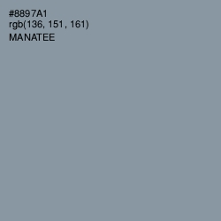 #8897A1 - Manatee Color Image