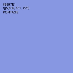 #8897E1 - Portage Color Image