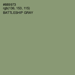 #889973 - Battleship Gray Color Image