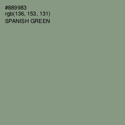 #889983 - Spanish Green Color Image