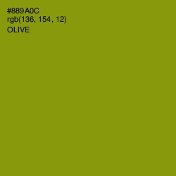 #889A0C - Olive Color Image