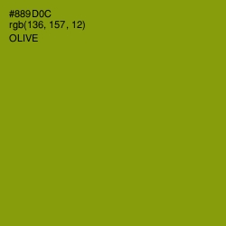 #889D0C - Olive Color Image