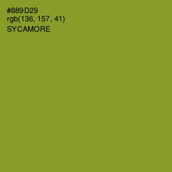 #889D29 - Sycamore Color Image