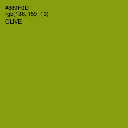 #889F0D - Olive Color Image
