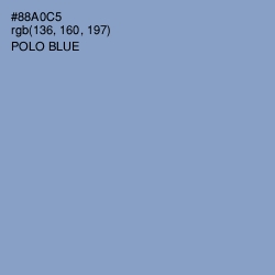 #88A0C5 - Polo Blue Color Image