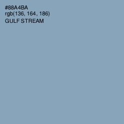 #88A4BA - Gulf Stream Color Image