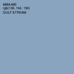 #88A4BE - Gulf Stream Color Image