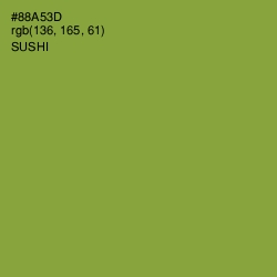 #88A53D - Sushi Color Image