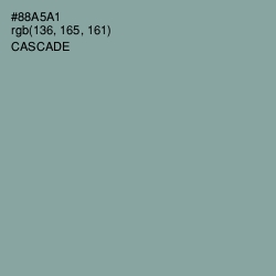 #88A5A1 - Cascade Color Image