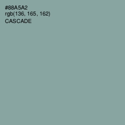 #88A5A2 - Cascade Color Image