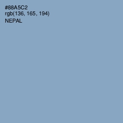 #88A5C2 - Nepal Color Image