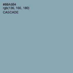 #88A6B4 - Cascade Color Image