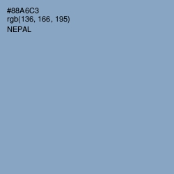 #88A6C3 - Nepal Color Image