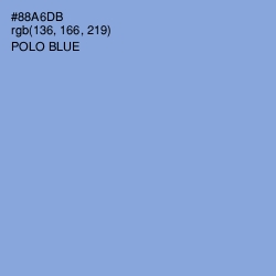 #88A6DB - Polo Blue Color Image