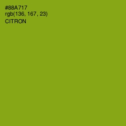 #88A717 - Citron Color Image