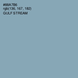 #88A7B6 - Gulf Stream Color Image