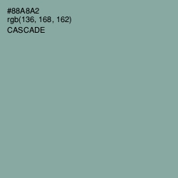 #88A8A2 - Cascade Color Image