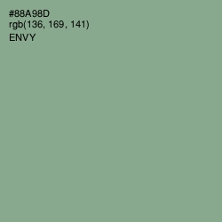 #88A98D - Envy Color Image