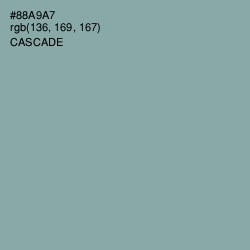 #88A9A7 - Cascade Color Image